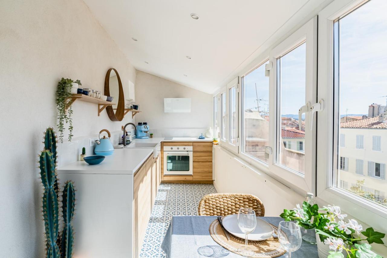 Casa Belvedere - Duplex Atypique Avec Vue Feerique & Parking Souterrain 라시오타 외부 사진